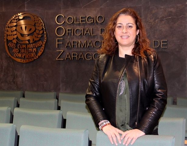 Raquel García Fuentes, primera presidenta del Colegio de Farmacéuticos de Zaragoza