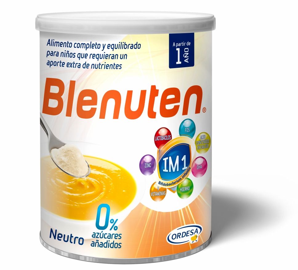 Laboratorios Ordesa renueva su gama de suplementos nutricionales para niños con Blenuten neutro 0% azúcares añadidos