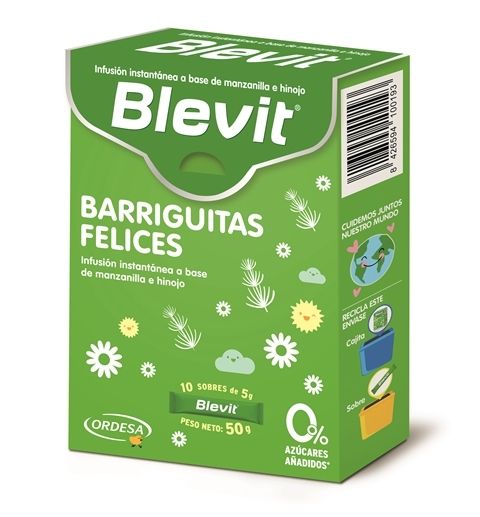 Blevit lanza su nueva infusión Barriguitas Felices en formato monodosis