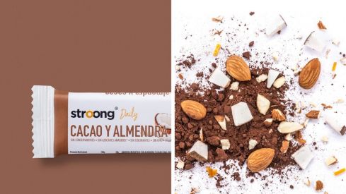 Barrita de cacao y almendra STROONG Daily
