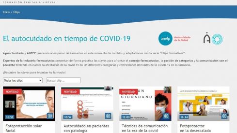 Ágora Sanitaria y anefp ponen en marcha un catálogo de vídeos formativos sobre autocuidado en tiempo de COVID-19