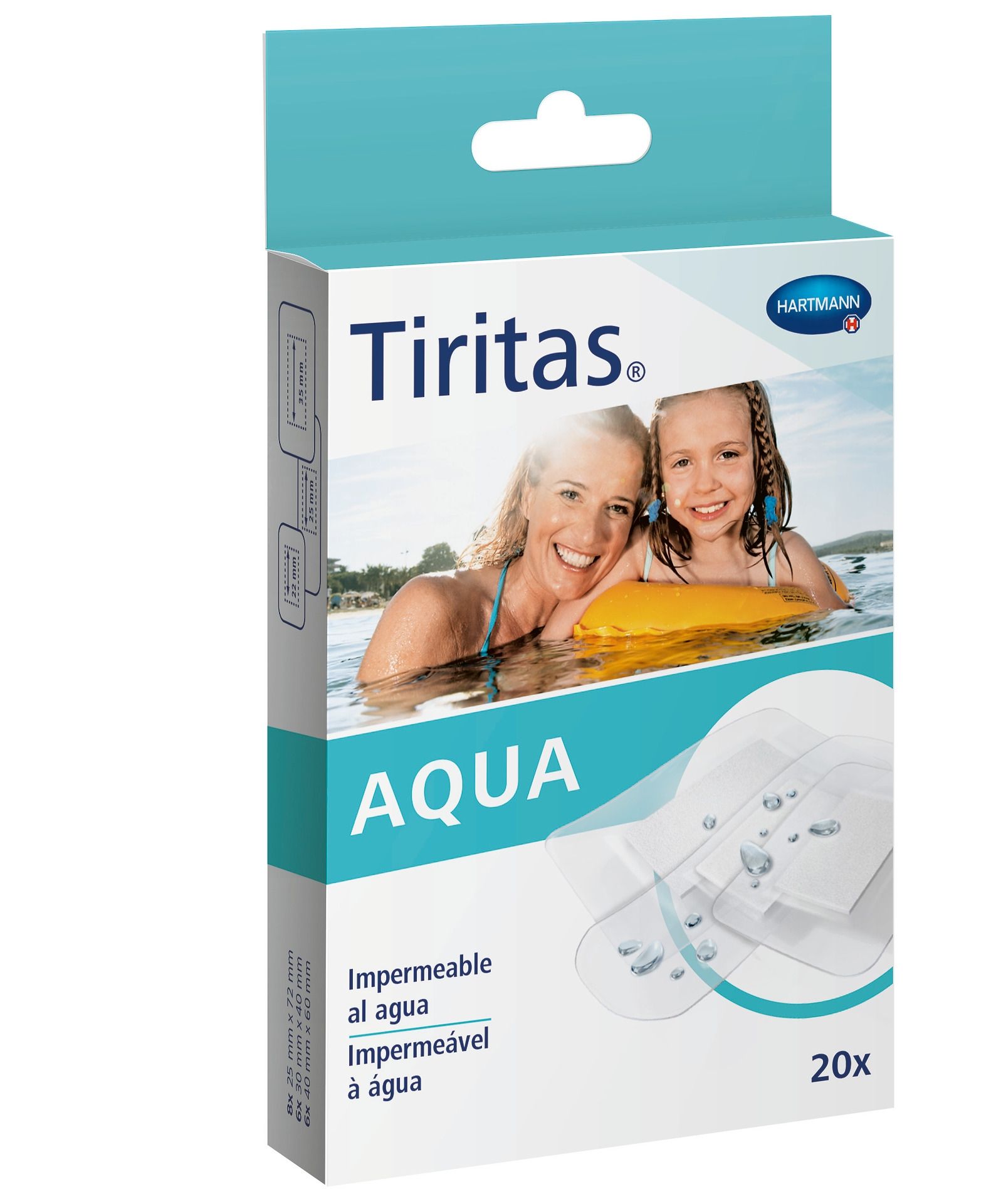 Nuevas Tiritas® Aqua resistentes al agua, ideales para el verano