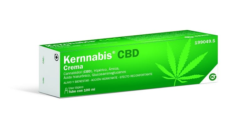 Kern Pharma lanza la crema Kernnabis® CBD 100 ml para zonas doloridas o con molestias