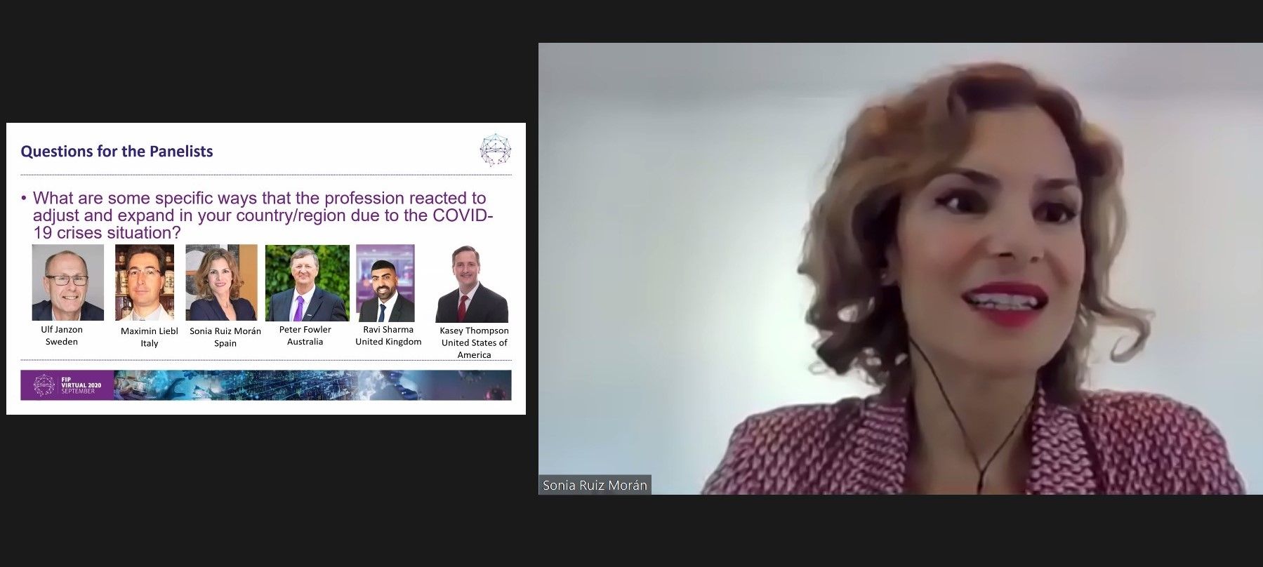 La farmacia española comparte su experiencia en la gestión de la covid-19 en el Congreso Mundial de Farmacia