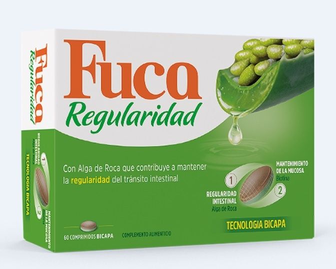 Fuca Regularidad, el primer comprimido con tecnología bicapa que mantiene la regularidad del tránsito intestinal y el cuidado de la mucosa
