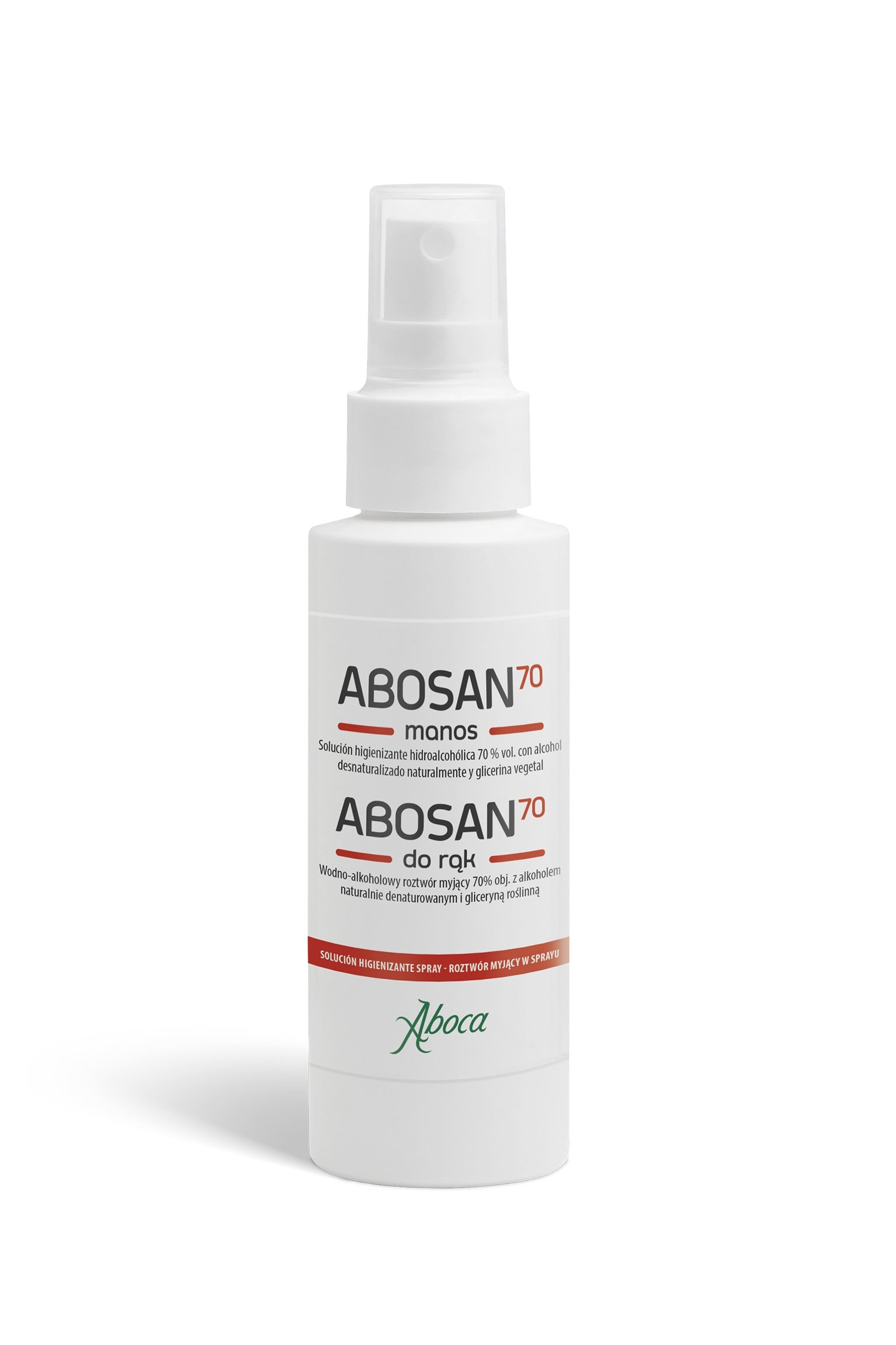 ABOSAN70 Manos, una nueva solución hidroalcohólica al 70% de volumen
