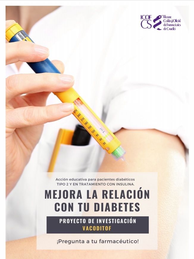 El COF de Castellón iniciará un estudio clínico en farmacias con pacientes diabéticos tipo II