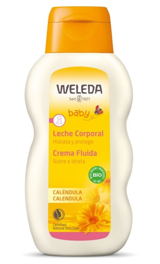 Línea de Caléndula de Welleda, protección de la piel del bebé 100% natural
