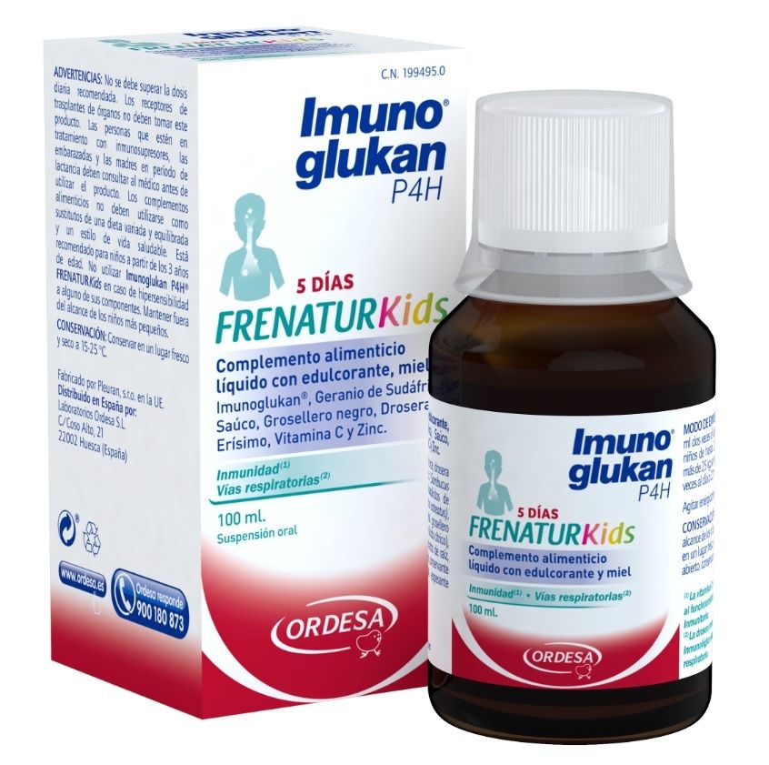 Laboratorios Ordesa lanza Imunoglukan P4H FRENATURKids