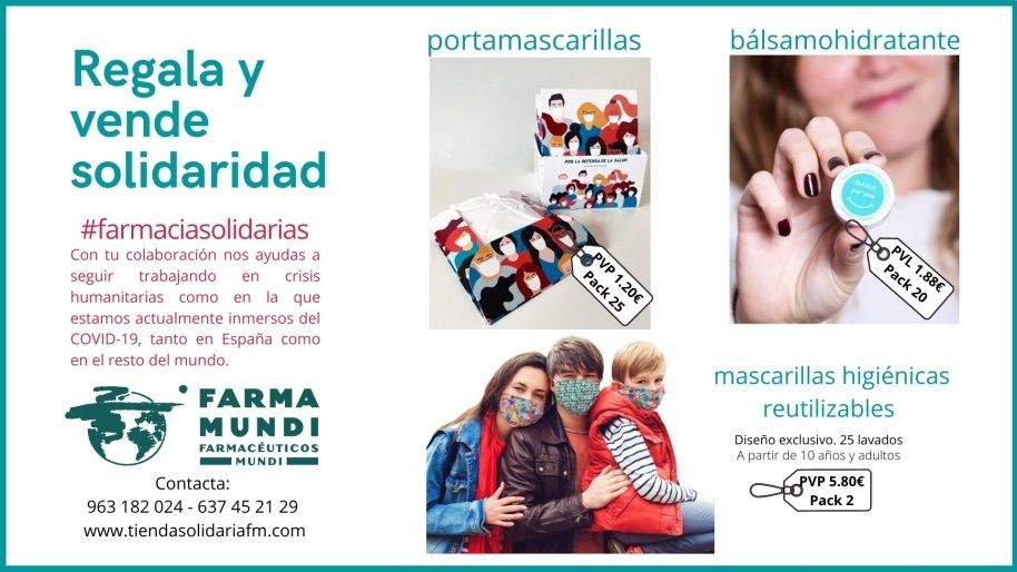Farmamundi lanza la campaña «Hoy más que nunca regala solidaridad» para seguir haciendo frente a la COVID-19