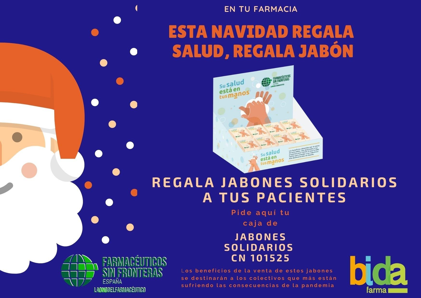 Farmacéuticos Sin Fronteras retoma esta Navidad la campaña de jabones solidarios