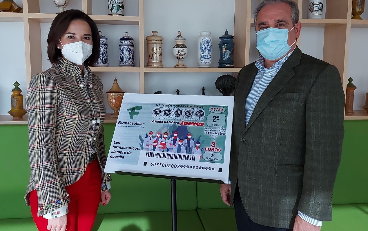 Lotería Nacional dedica un décimo a la profesión farmacéutica por su labor en la pandemia