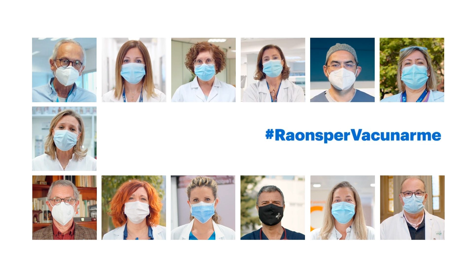 Los colegios profesionales del ámbito de la salud de Cataluña lanzan el vídeo #RaonsperVacunarme