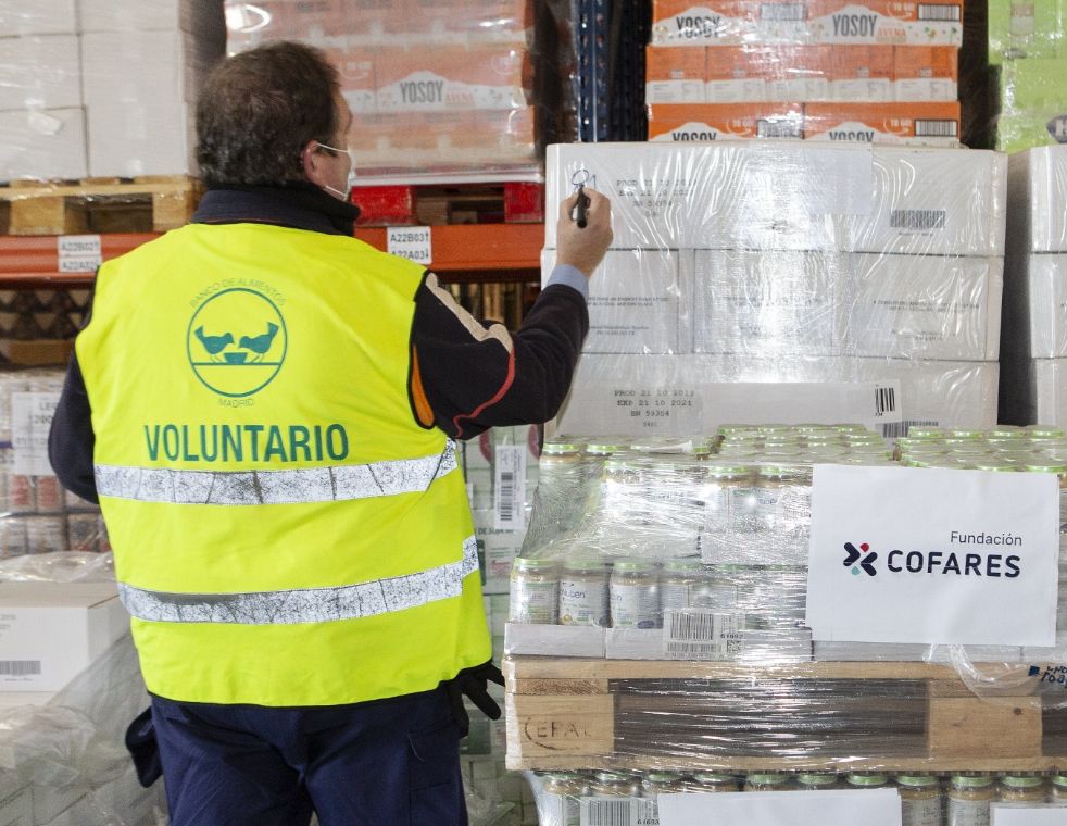 La Fundación Cofares dona productos de alimentación infantil al Banco de Alimentos de Madrid
