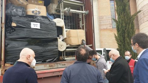 Cáritas Diocesana de Toledo, en colaboración con Farmacéuticos Sin Fronteras, envía un contenedor de ayuda humanitaria al Líbano