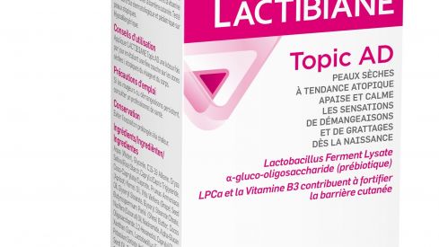 PiLeJe lanza Lactibiane Topic AD, un bálsamo emoliente para pieles secas con tendencia atópica
