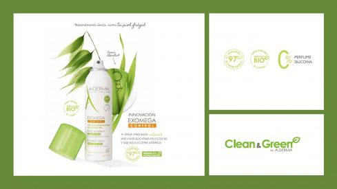 A-Derma lanza Exomega Control, un espray emoliente natural anti-rascado para pieles secas y sujetas a eczema atópico
