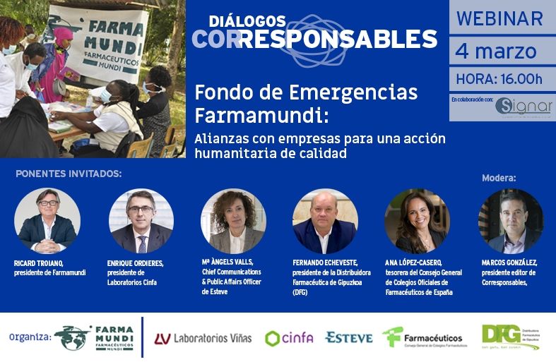 Farmamundi celebra un webinar sobre la importancia de las alianzas con empresas y la financiación privada