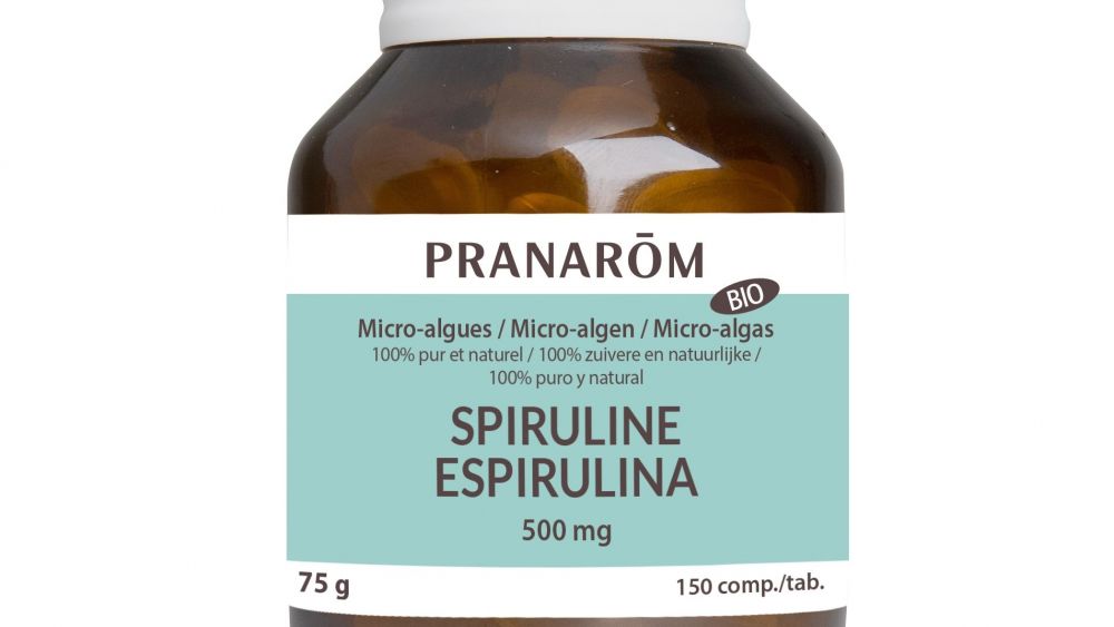 PRANARÔM Micro-Algas Espirulina 500 mg BIO 150 comprimidos