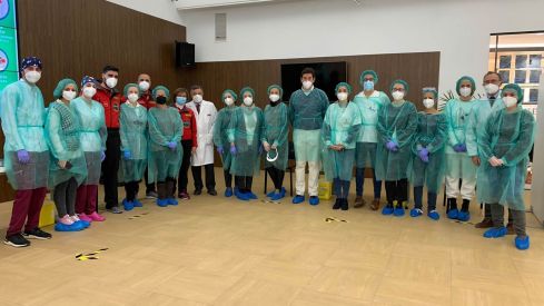 Finaliza la primera fase de vacunación de más de 10.000 profesionales de oficina de farmacia en la sede del COF de Madrid
