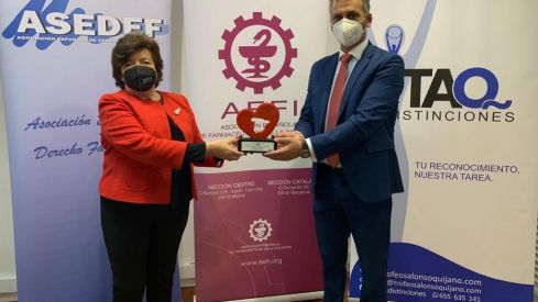 AEFI recibe la “Distinción España en el Corazón” por su labor en la lucha contra la COVID-19