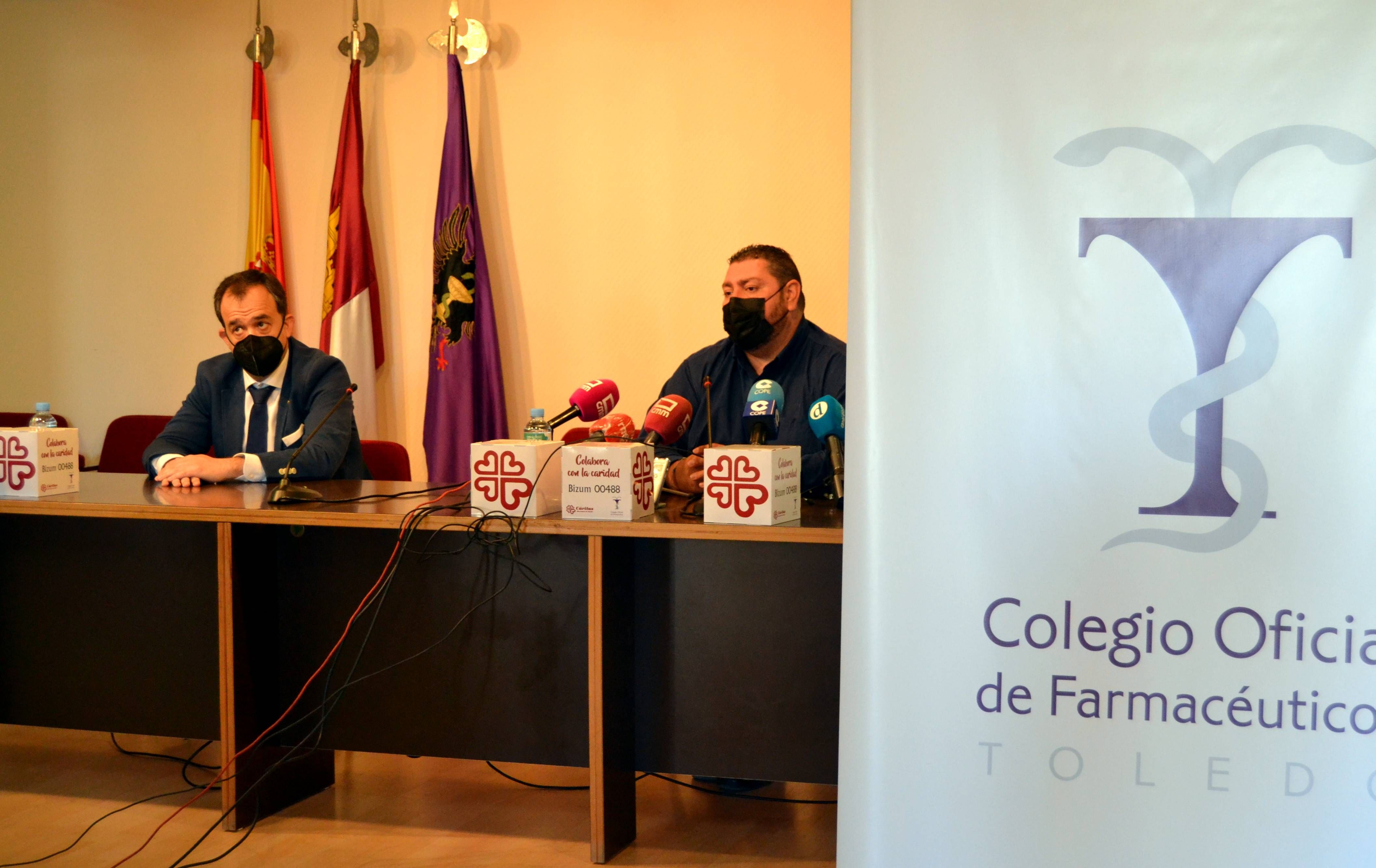 El Colegio Oficial de Farmacéuticos de Toledo colabora con Cáritas Diocesana de Toledo en la campaña #VacúnateconlaCaridad