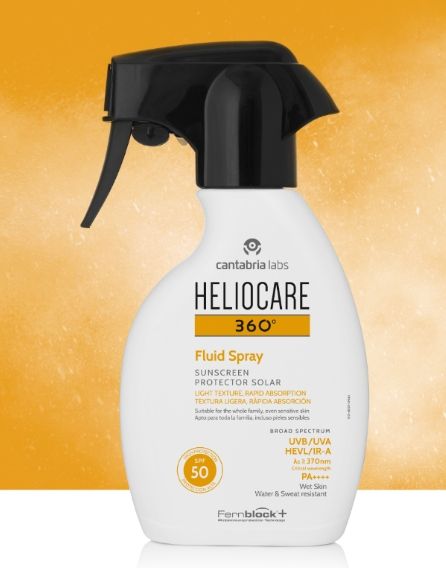 Cantabria Labs presenta el nuevo HELIOCARE 360º Fluid Spray SPF50
