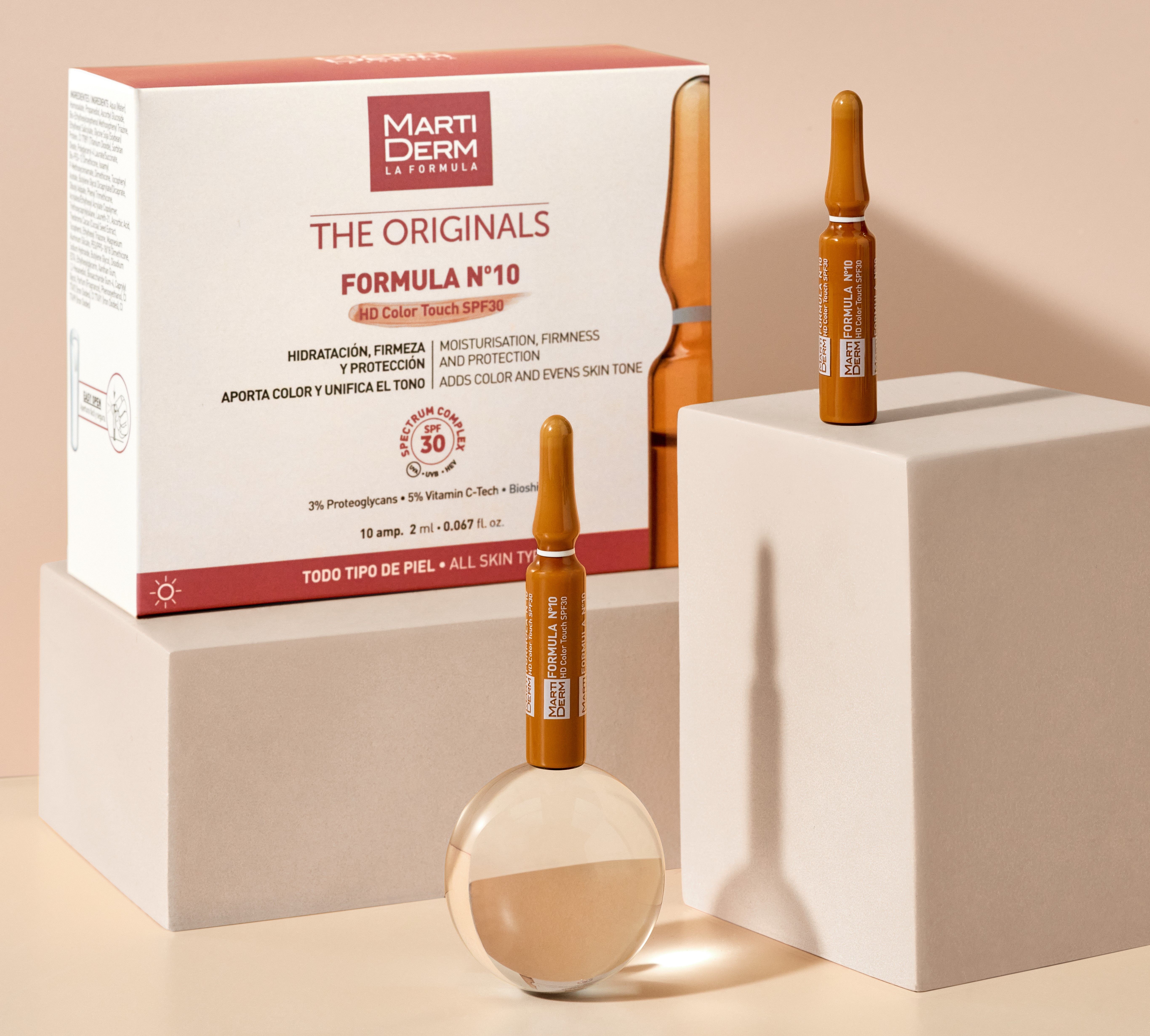 MartiDerm presenta la nueva fórmula Nº10 HD Color Touch Spf30