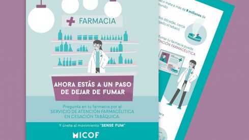 El Colegio de Farmacéuticos de Valencia pone en marcha la campaña «A un paso de dejar de fumar»