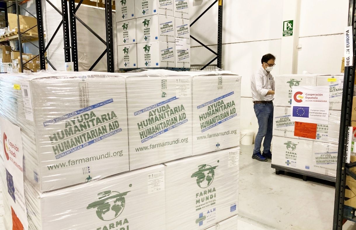 AECID confía a Farmamundi los suministros de emergencias para frenar el COVID-19