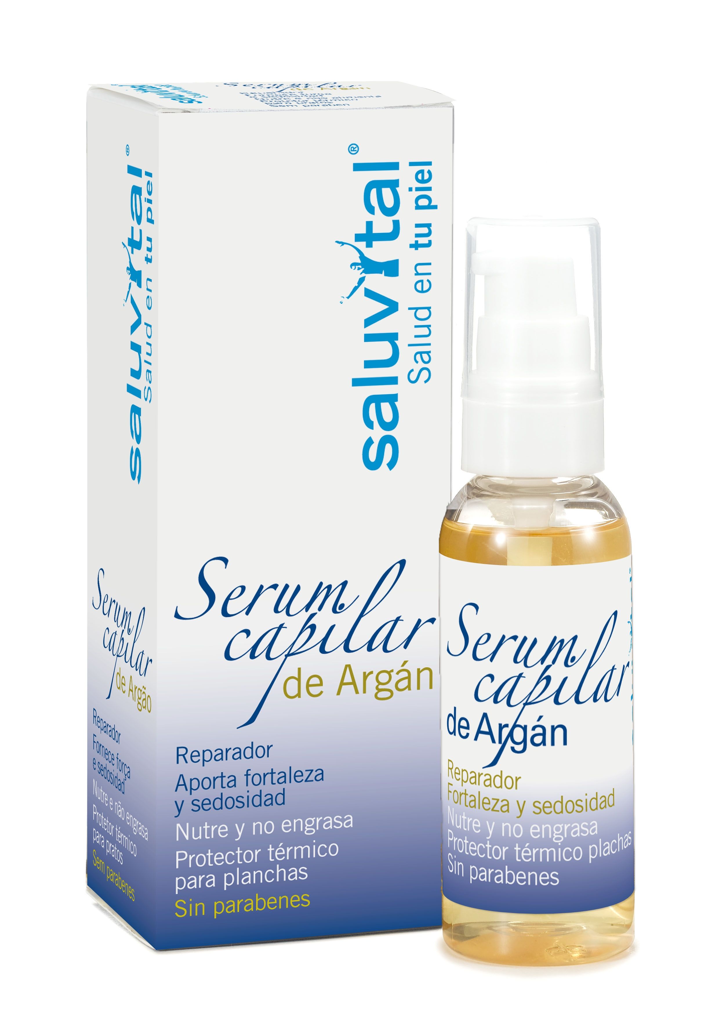 Saluvital presenta su Sérum capilar de Argán para lucir una melena nutrida y sin encrespamiento