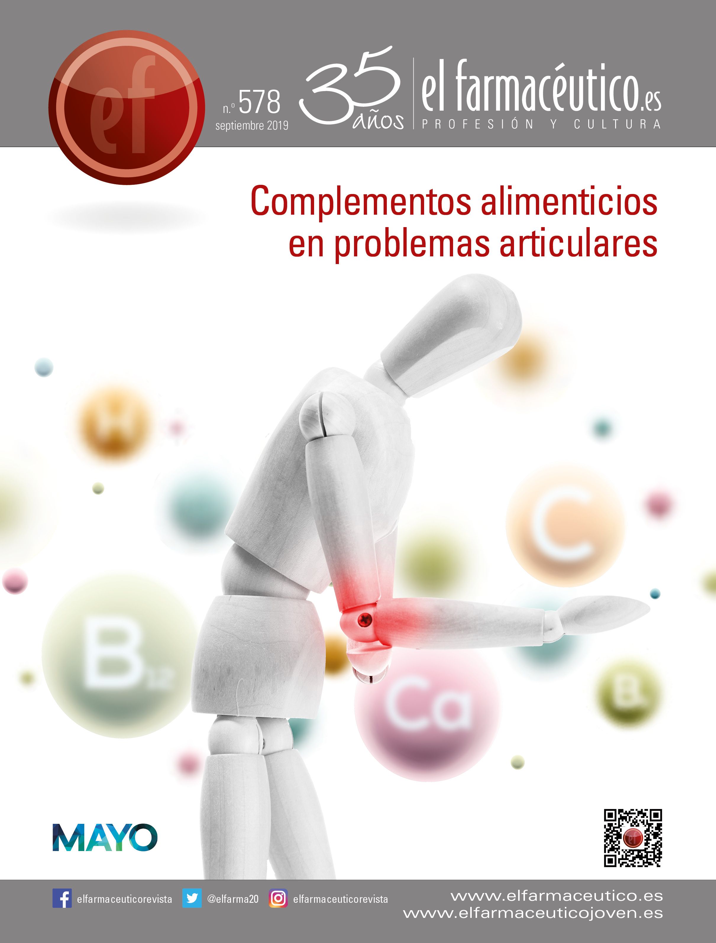 Complementos alimenticios en problemas articulares
