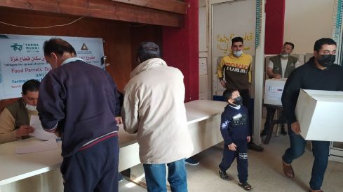 El Fondo de emergencias de Farmamundi reparte Kits nutricionales a familias de Gaza