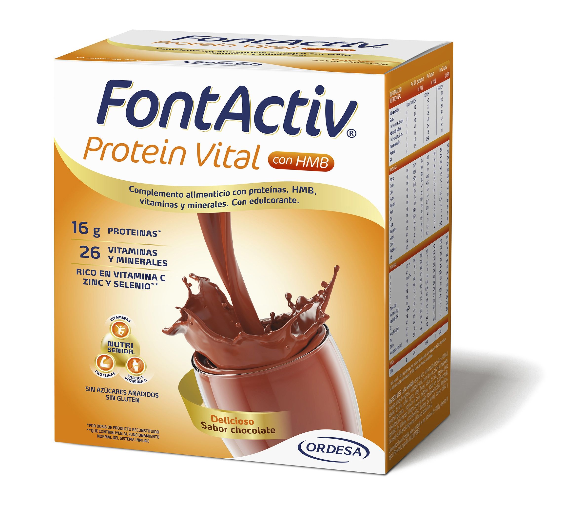 Ordesa lanza FontActiv Protein Vital, un nuevo complemento alimenticio con alto aporte de proteínas que ayuda a mantener la masa y la función muscular