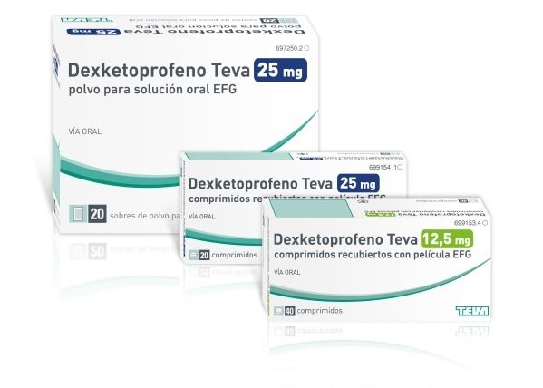 Teva lanza Dexketoprofeno para el tratamiento sintomático del dolor de intensidad leve a moderado