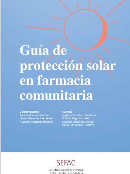 «Guía de protección solar en farmacia comunitaria», de SEFAC