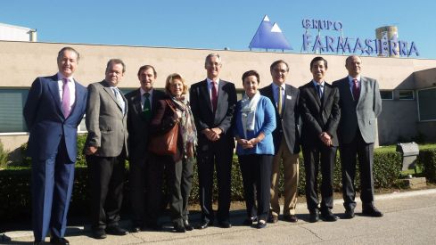 El Colegio de Farmacéuticos de Madrid visitó las instalaciones de Farmasierra