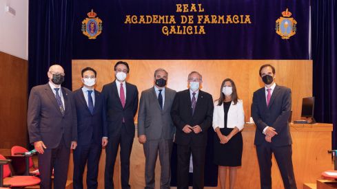 Academia Galicia con presidentes.