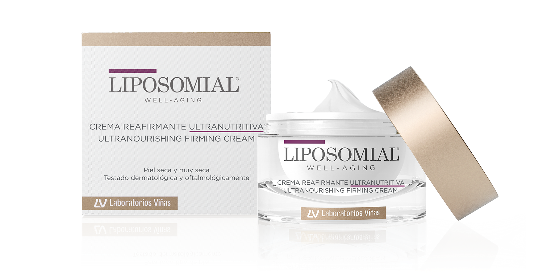 Liposomial® Well-Aging Crema Reafirmante Ultranutritiva.