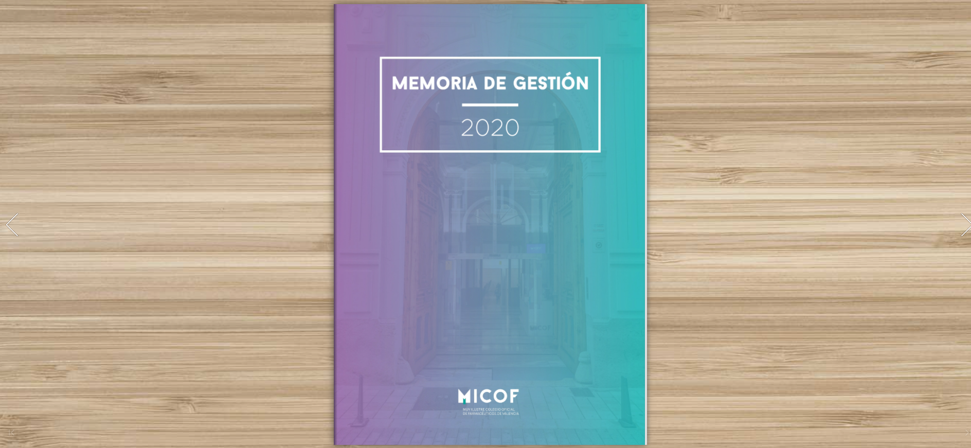 Memoria de gestión 2020