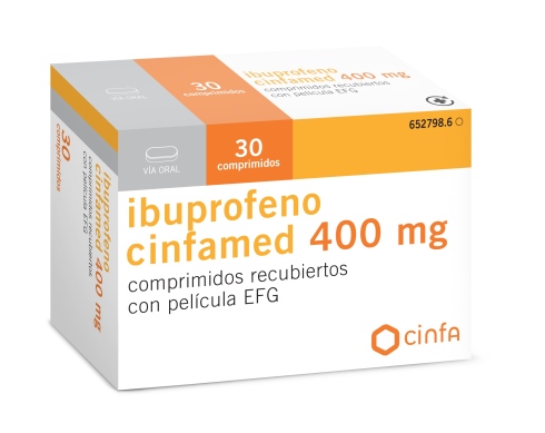 Ibuprofeno 400mg cinfa