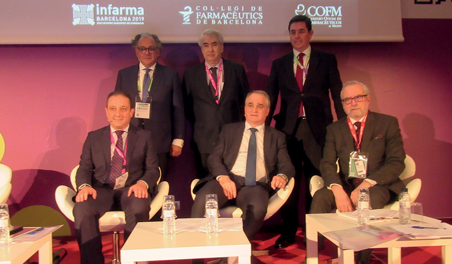 Detrás: A.L. Rodríguez de la Cuerda, E. Esteve y M. Martínez del Peral. Delante: J. P. Rísquez, A. Mingorance y E. González