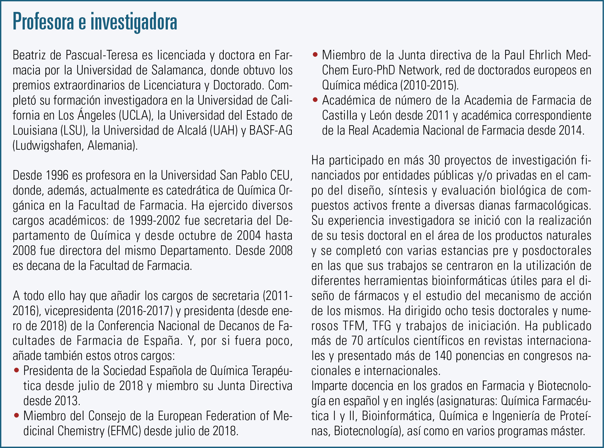 12 EF586 MUJER Y FARMACIA Beatriz de Pascual recuadro
